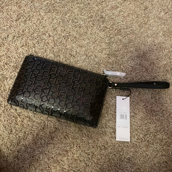 Calvin Klein Sequined Wristlet